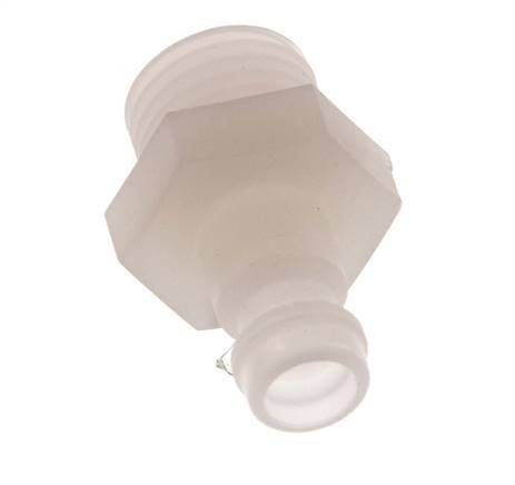 PVDF DN 5 Kupplungsstecker G 1/4 Zoll Außengewinde