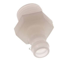 PVDF DN 5 Kupplungsstecker G 1/4 Zoll Außengewinde