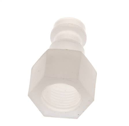 PVDF DN 5 Kupplungsstecker G 1/8 Zoll Innengewinde