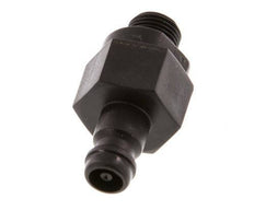 POM DN 5 Kupplungsstecker G 1/8 Zoll Außengewinde Doppelt absperrend