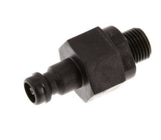 POM DN 5 Kupplungsstecker G 1/8 Zoll Außengewinde Doppelt absperrend