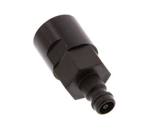 POM DN 5 Coupling Plug G 1/4 inch Female Threads Double Shut-Off