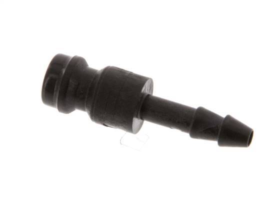 POM DN 5 Kupplungsstecker 4 mm Schlauchpfeiler [2 Stück]