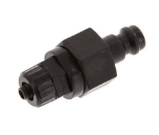 POM DN 5 Kupplungsstopfen 4x6 mm Überwurfmutter Doppelabsperrung