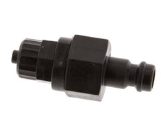 POM DN 5 Kupplungsstopfen 4x6 mm Überwurfmutter Doppelabsperrung