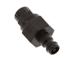 POM DN 5 Kupplungsstopfen 4x6 mm Überwurfmutter Doppelabsperrung