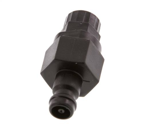 POM DN 5 Kupplungsstopfen 4x6 mm Überwurfmutter Doppelabsperrung