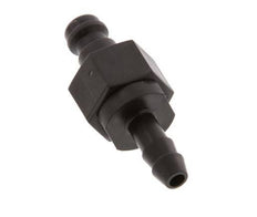 POM DN 5 Kupplungsstecker 6 mm Schlauchsäule Doppelabsperrung