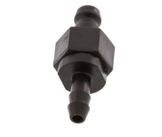 POM DN 5 Kupplungsstecker 6 mm Schlauchsäule Doppelabsperrung