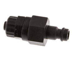 POM DN 5 Kupplungsstecker 6x8 mm Überwurfmutter Doppelabsperrung