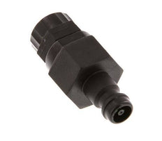 POM DN 5 Kupplungsstecker 6x8 mm Überwurfmutter Doppelabsperrung