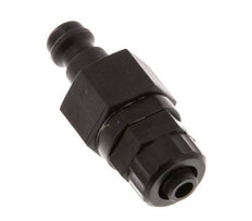 POM DN 5 Kupplungsstecker 6x8 mm Überwurfmutter Doppelabsperrung