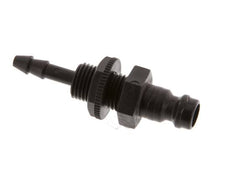 POM DN 5 Kupplungsstecker 4 mm Schlauchsäule Bulkhead