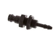 POM DN 5 Kupplungsstecker 4 mm Schlauchsäule Bulkhead