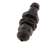 POM DN 5 Kupplungsstecker 4x6 mm Überwurfmutter Bulkhead