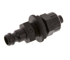 POM DN 5 Kupplungsstecker 6x8 mm Überwurfmutter Bulkhead