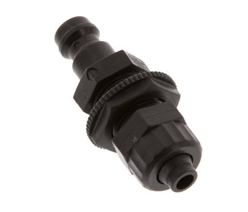 POM DN 5 Kupplungsstecker 6x8 mm Überwurfmutter Bulkhead