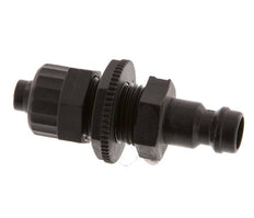 POM DN 5 Kupplungsstecker 6x8 mm Überwurfmutter Bulkhead