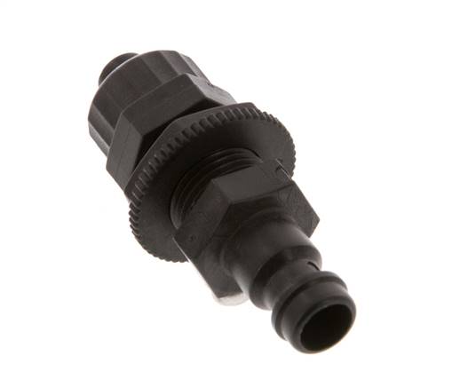 POM DN 5 Kupplungsstecker 6x8 mm Überwurfmutter Bulkhead