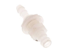 PVDF DN 5 Coupling Plug 6 mm Hose Pillar Bulkhead