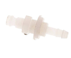 PVDF DN 5 Kupplungsstecker 6 mm Schlauchsäule Bulkhead