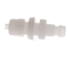 PVDF DN 5 Coupling Plug 4x6 mm Union Nut Bulkhead