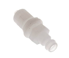 PVDF DN 5 Coupling Plug 4x6 mm Union Nut Bulkhead