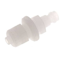 PVDF DN 5 Kupplungsstecker 6x8 mm Überwurfmutter Bulkhead