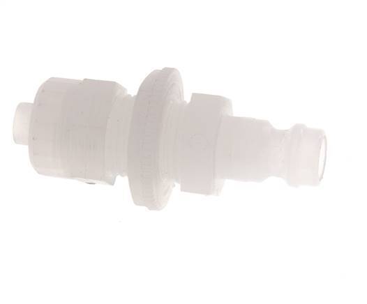 PVDF DN 5 Coupling Plug 6x8 mm Union Nut Bulkhead