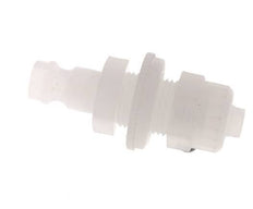 PVDF DN 5 Kupplungsstecker 6x8 mm Überwurfmutter Bulkhead