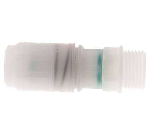 PVDF DN 7.2 Kupplungsmuffe G 1/2 Zoll Außengewinde