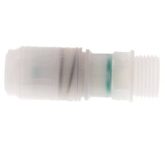 PVDF DN 7.2 Kupplungsmuffe G 1/2 Zoll Außengewinde