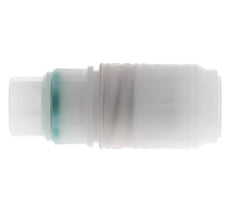 PVDF DN 7.2 Kupplungsmuffe G 1/4 Zoll Innengewinde
