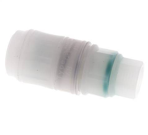 PVDF DN 7.2 Kupplungsmuffe G 1/4 Zoll Innengewinde