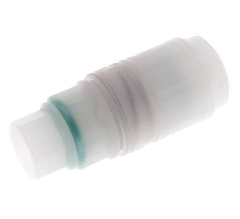 PVDF DN 7.2 Kupplungsmuffe G 1/4 Zoll Innengewinde