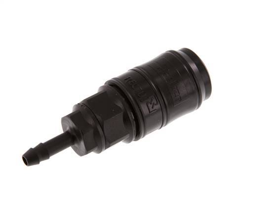 POM DN 7.2 Kupplungsmuffe 6 mm Schlauchpfeiler