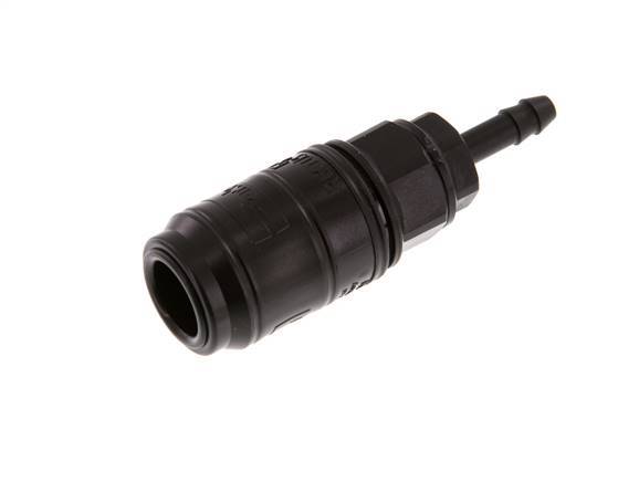 POM DN 7.2 Kupplungsmuffe 6 mm Schlauchpfeiler