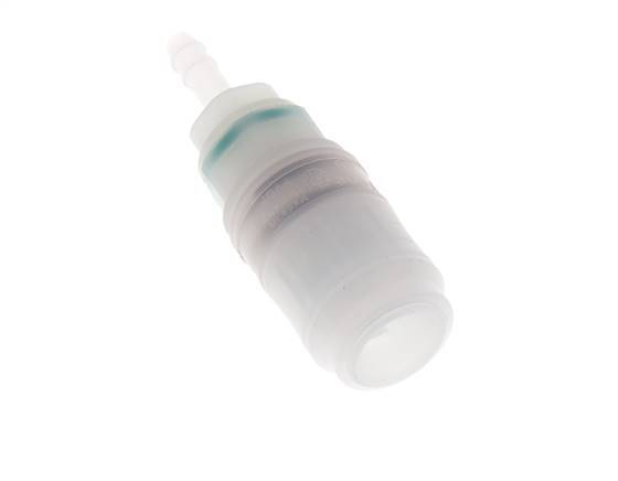 PVDF DN 7.2 Coupling Socket 6 mm Hose Pillar