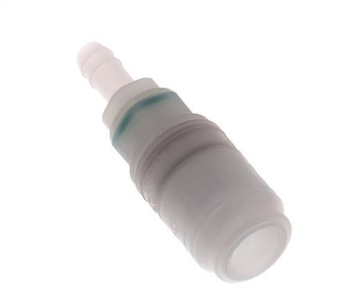 PVDF DN 7.2 Kupplungsmuffe 9 mm Schlauchpfeiler