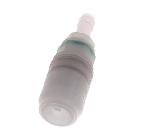 PVDF DN 7.2 Coupling Socket 9 mm Hose Pillar