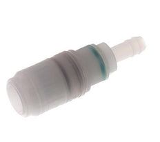 PVDF DN 7.2 Kupplungsmuffe 9 mm Schlauchpfeiler