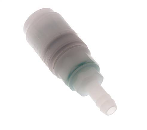 PVDF DN 7.2 Kupplungsmuffe 9 mm Schlauchpfeiler