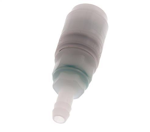 PVDF DN 7.2 Kupplungsmuffe 9 mm Schlauchpfeiler