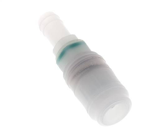 PVDF DN 7.2 Kupplungsmuffe 13 mm Schlauchpfeiler