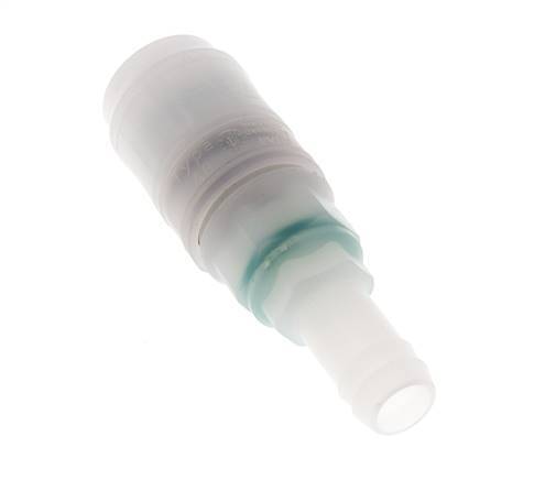 PVDF DN 7.2 Kupplungsmuffe 13 mm Schlauchpfeiler