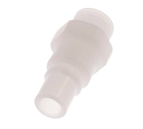 PVDF DN 7.2 Kupplungsstecker G 1/4 Zoll Außengewinde