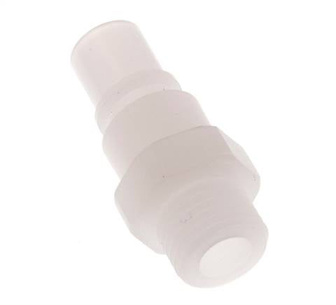 PVDF DN 7.2 Kupplungsstecker G 1/4 Zoll Außengewinde