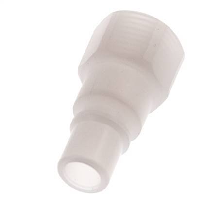 PVDF DN 7.2 Kupplungsstecker G 1/4 Zoll Innengewinde