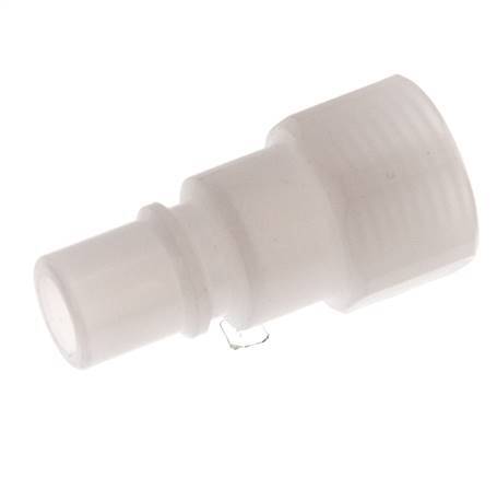 PVDF DN 7.2 Kupplungsstecker G 1/4 Zoll Innengewinde