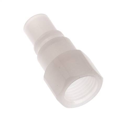 PVDF DN 7.2 Kupplungsstecker G 1/4 Zoll Innengewinde
